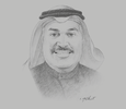 Sketch of Sheikh Mohamed bin Khalifa Al Khalifa, CEO, Banagas
