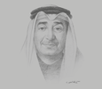 Sketch of Sameer Nass, Chairman, Bahrain Chamber of Commerce and Industry (BCCI)
