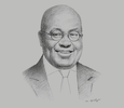 Sketch of President Nana Akufo-Addo
