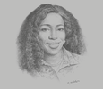 Sketch of Catherine Afeku, Minister of Tourism, Arts and Culture
