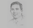 Sketch of Abdellatif Kabbaj, Managing Director, Soft Group
