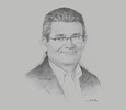Sketch of Jean Christophe Quemard, Executive Vice-President for the MENA region, Groupe PSA
