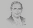 Sketch of Karim Hajji, General Manager, Casablanca Stock Exchange (CSE)
