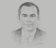 Sketch of Ismail Douiri, General Manager, Attijariwafa Bank

