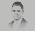 Sketch of Adnan Chilwan, Group CEO, Dubai Islamic Bank
