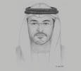 Sketch of Falah Al Ahbabi, Chairman, Department of Urban Planning and Municipalities (DPM)
