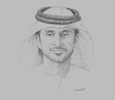 Sketch of Tariq Ahmed Saeed Al Wahedi, CEO, Agthia Group
