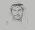 Sketch of Saif Mohamed Al Hajeri, Chairman, Abu Dhabi Department of Economic Development
