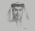 Sketch of Mugheer Khamis Al Khaili, Chairman, Department of Community Development (DCD)
