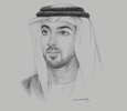 Sketch of Sheikh Mansour bin Zayed Al Nahyan, Deputy Prime Minister and Minister of Presidential Affairs
