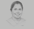 Sketch of Lakmini Wijesundera, CEO, IronOne Technologies
