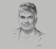 Sketch of Prime Minister Ranil Wickremesinghe
