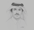 Sketch of Ahmad Al Sayed, Minister of State; and Chairman, Qatar Free Zones Authority (QFZA)
