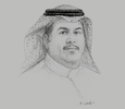 Sketch of Khalid Al Hussan, CEO, Saudi Stock Exchange (Tadawul)
