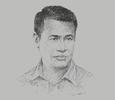 Sketch of Amran Sulaiman, Minister of Agriculture
