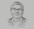 Sketch of Teguh Maramis, Senior Partner, Lubis Santosa & Maramis
