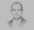 Sketch of Mohamed Farid Saleh, Executive Chairman, Egyptian Exchange (EGX)
