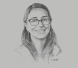 Sketch of Mariana Costa, CEO and Co-founder, Laboratoria
