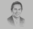 Sketch of Ricardo Guevara Bringas, Corporate Lawyer and Partner, RGB Avocats
