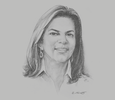 Sketch of Flavia Santoro Trujillo, President, ProColombia
