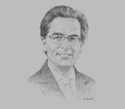 Sketch of Alberto Carrasquilla, Minister of Finance and Public Credit
