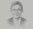 Sketch of Satoru Suzuki, President, Toyota Motor Philippines
