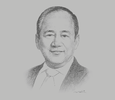 Sketch of Ramon S Monzon, President and CEO, Philippine Stock Exchange (PSE)
