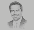 Sketch of Andrés Ortola, Country General Manager, Microsoft Philippines

