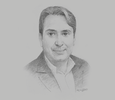 Sketch of Hosni Boufaden, President, Tunisian Federation of Textiles and Clothing
