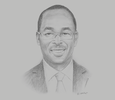 Sketch of Moustapha Magumu, Principal Coordinator for the Pacific Region, European Commission
