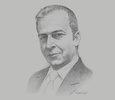 Sketch of Stefano Mocci, Country Manager for Papua New Guinea, World Bank
