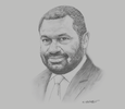 Sketch of Robert Nilkare, President, Business Council of Papua New Guinea
