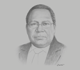 Sketch of Loi Bakani, Governor, Bank of Papua New Guinea
