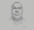 Sketch of Raho Samuel, Insurance Commissioner
