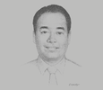Sketch of Nathaniel Ho, Executive Director, Rimbunan Hijau Group
