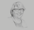 Sketch of Graciela Márquez Colín, Minister of Economy
