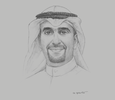 Sketch of Khaldoun Al Tabtabaie, CEO, Kuwait Clearing Company (KCC)
