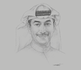 Sketch of Meshal Alothman, Director-General, Public Institution for Social Security (PIFSS)

