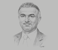 Sketch of Abdulkarim Taqi, Director-General, Public Authority for Industry (PAI)
