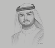 Sketch of Sheikh Maktoum bin Mohammed bin Rashid Al Maktoum, Deputy Ruler of Dubai
