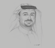 Sketch of Najeeb Mohammed Al-Ali, Executive Director, Expo 2020 Dubai Bureau
