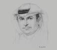 Sketch of Sami Al Qamzi, Director-General, Department of Economic Development
