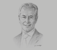 Sketch of Jose Silva, CEO, Jumeirah Group
