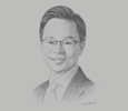 Sketch of Melvyn Pun, CEO, Yoma Strategic Holdings
