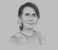 Sketch of State Counsellor Daw Aung San Suu Kyi
