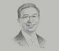 Sketch of Linus Goh, Head of Global Commercial Banking and Executive Vice-President, Oversea-Chinese Banking Corporation
