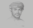 Sketch of Azzan Al Busaidi, CEO, Public Authority for Investment Promotion and Export Development (Ithraa)

