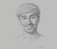 Sketch of Musab Al Mahruqi, Group CEO, OQ
