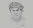 Sketch of Hilal bin Hamad Al Hasani, CEO, Public Establishment for Industrial Estates (Madayn)
