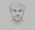 Sketch of Sheikh Khalil Al Harthy, CEO, Credit Oman
